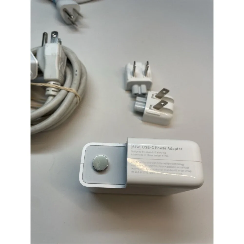 Genuine Apple A1718 Power Adapter Bundle - Charger, Extension Cords & Plugs
